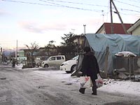 道路ツルツルー