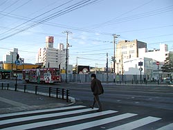 さいか跡地に青空が。
