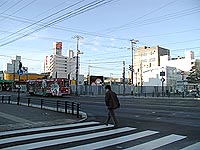 さいか跡地に青空が。