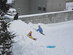 雪山!