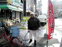 雪だるまとおじちゃん♪