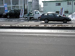 路面は春モード。