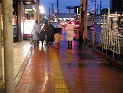 冷たい雨だったね。