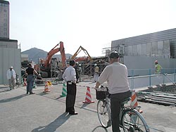 駅舎。