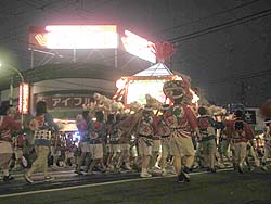 雨が上がって「わっしょい」!