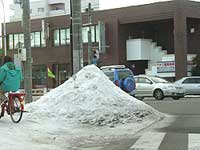 雪山、どーん。