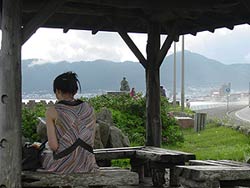 浜風にふかれつつ。。