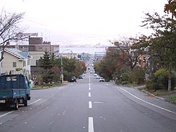 幸坂の中腹