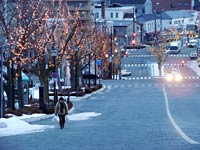 坂を登るのはタイヘン。