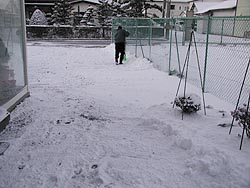 雪景色。