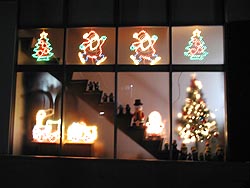 クリスマスな窓際