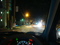 運転席から