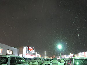 吹雪、冬、襲来。