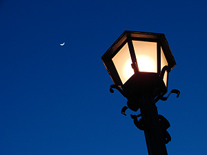 澄んだ夜空に・・・