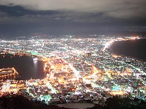 冬の夜景。