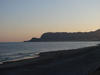 夕暮れの函館山。