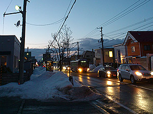 ため息が出そうな夕暮れでした