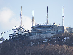 函館山登山道開通