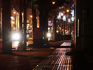 雨の街角