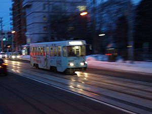 ツルツル路面なんのその