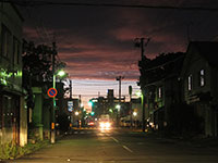 秋の訪れを感じる夕暮れ