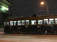 雪の中を駆ける530号