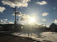 ダイヤモンド富士(違