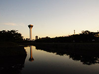 夕暮れ五稜郭