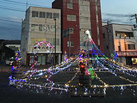 江差にもイルミネーション