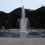 函館公園噴水付近