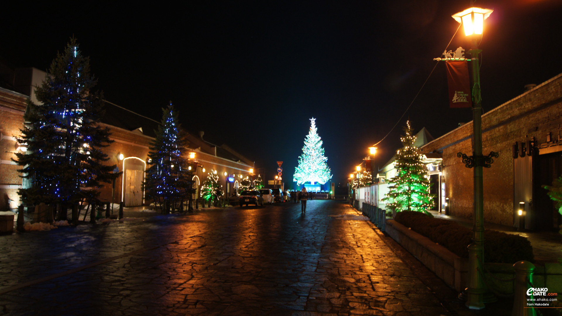 雨のクリスマスファンタジー 函館フォト散歩壁紙 函館市 道南地域ポータル E Hakodate